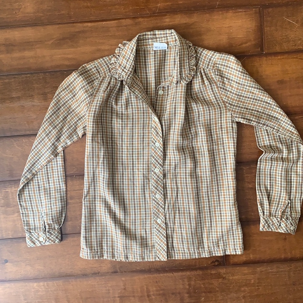 Vintage 70s cowgirl shirt